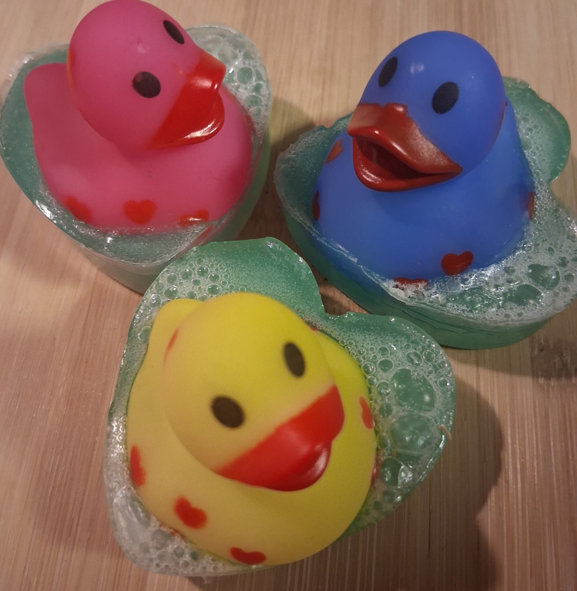 Heart Rubber Ducky Soap