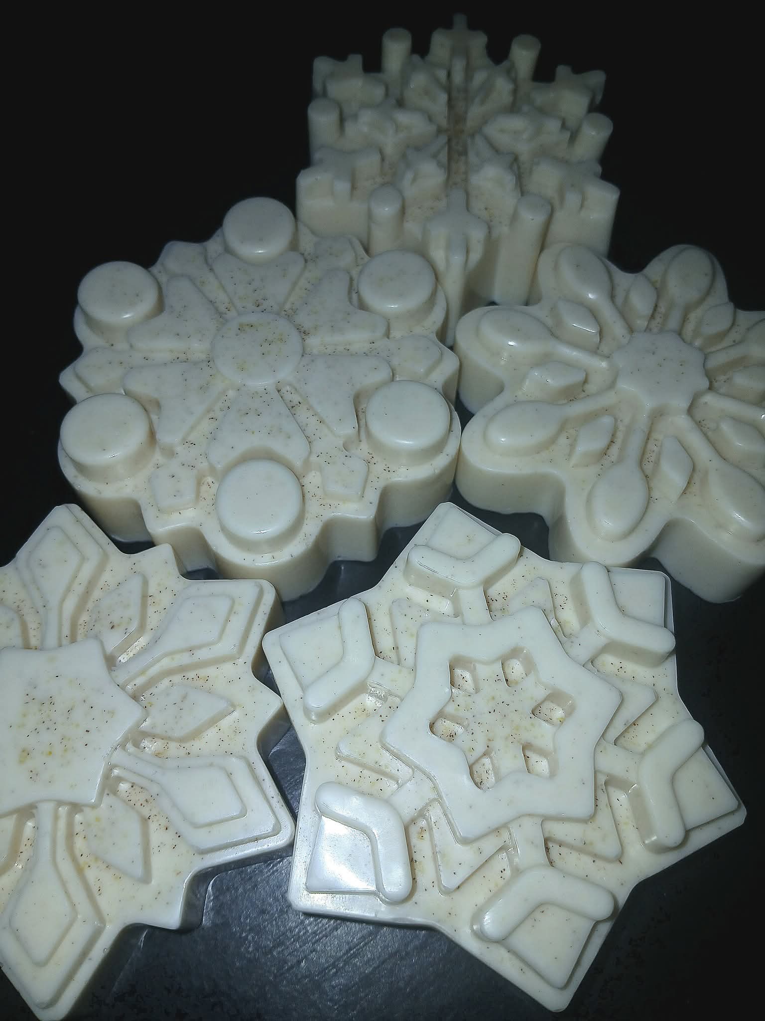 Warm Apple Crisp snowflakes