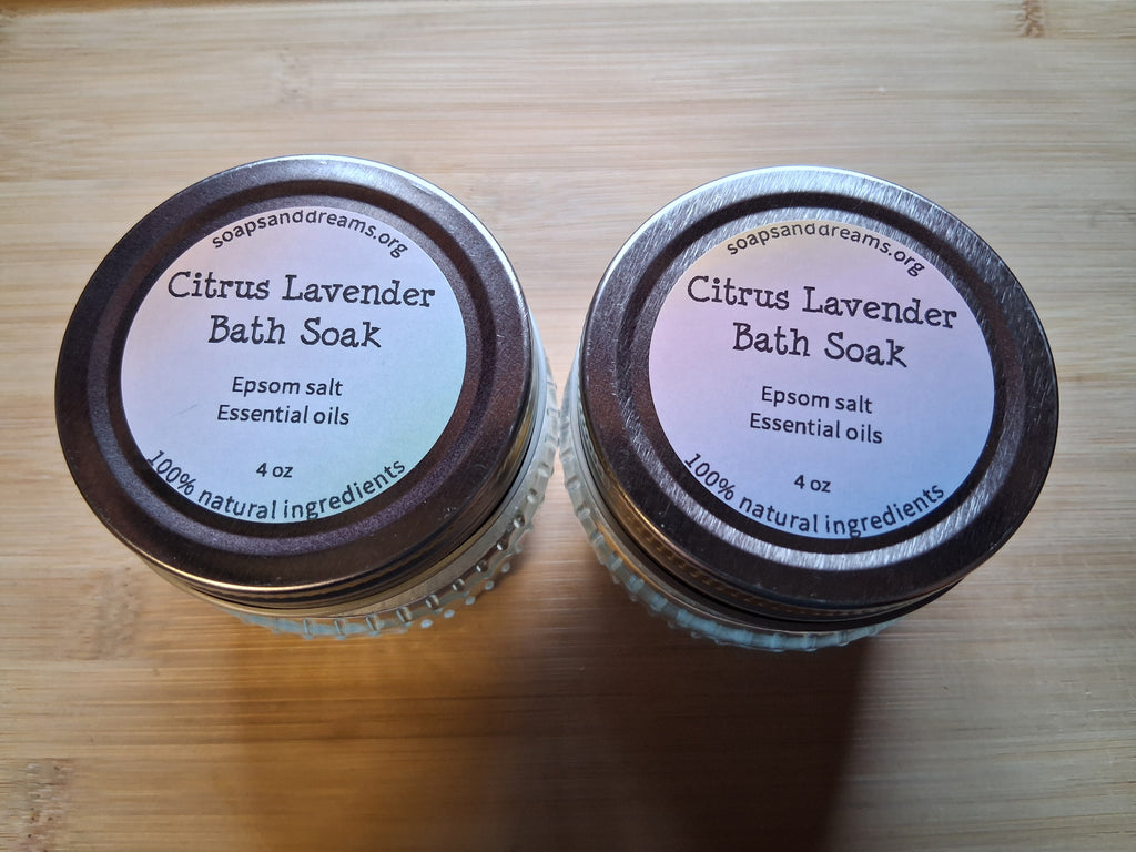 Citrus Lavender Bath Soak