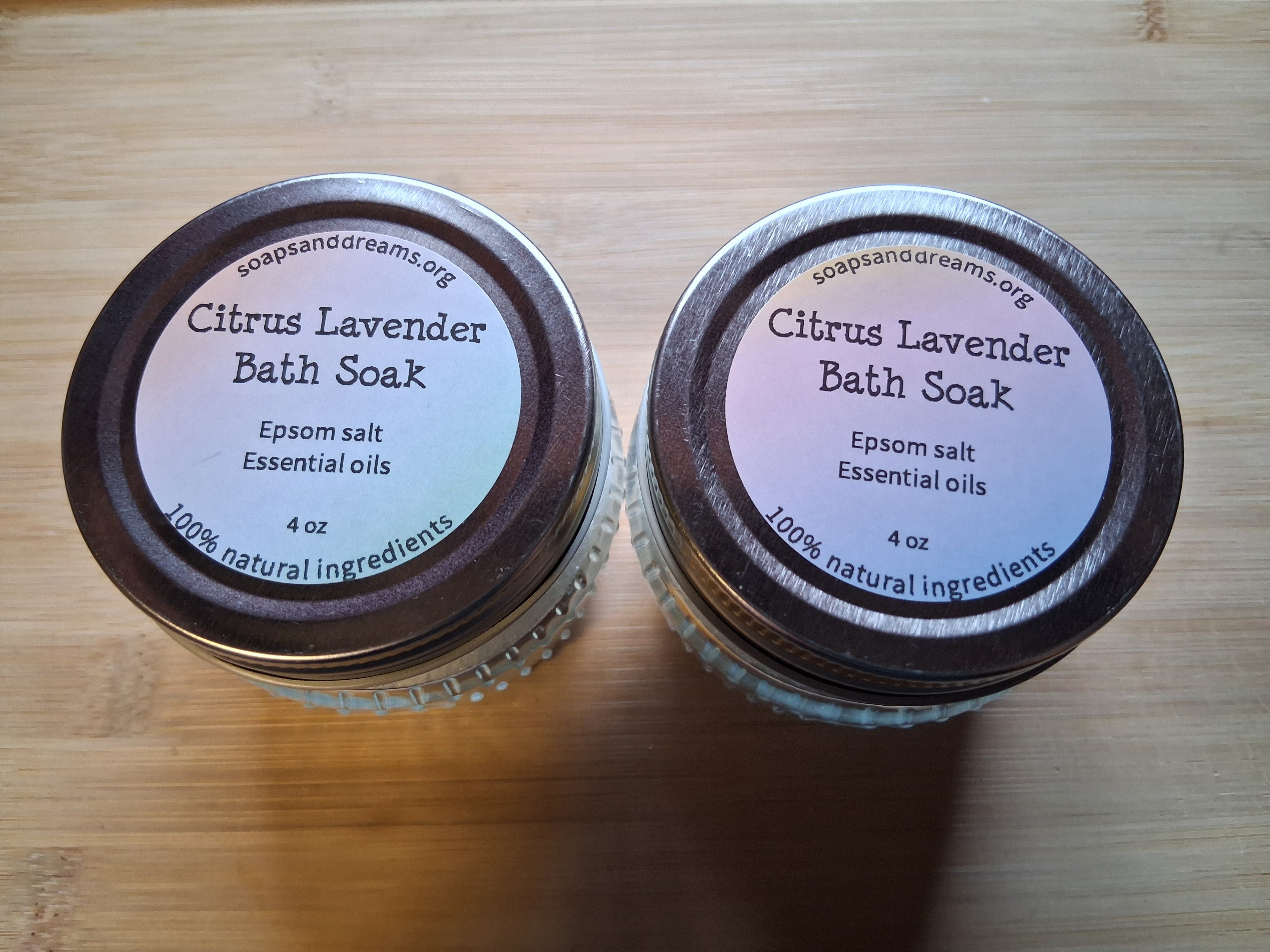 Citrus Lavender Bath Soak