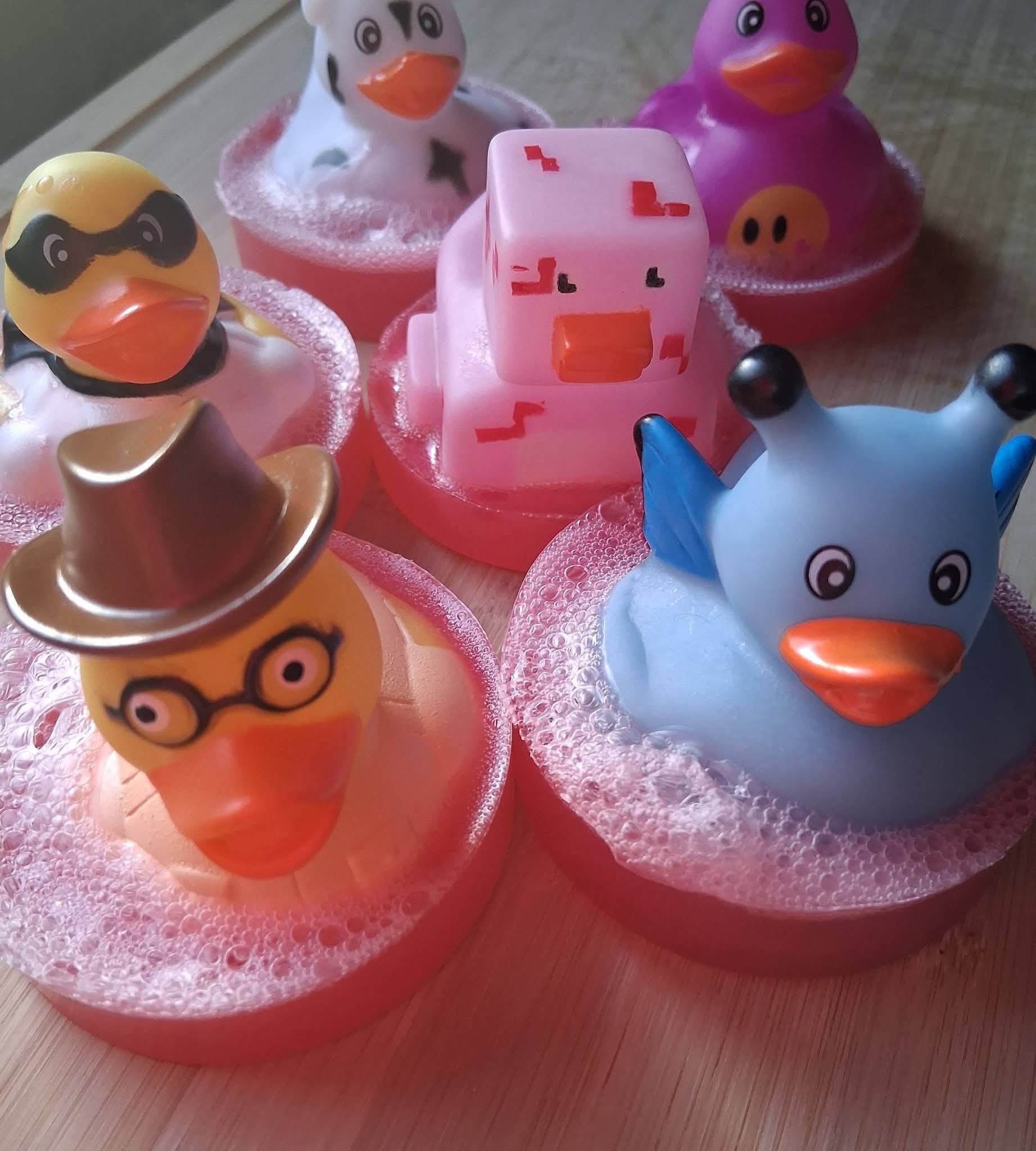 Rubber Ducky in a Bubble Bath