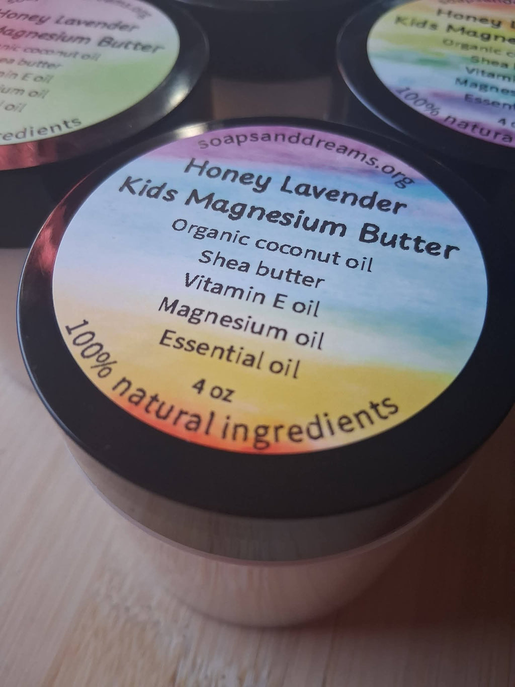 Honey Lavender Kids Magnesium Butter