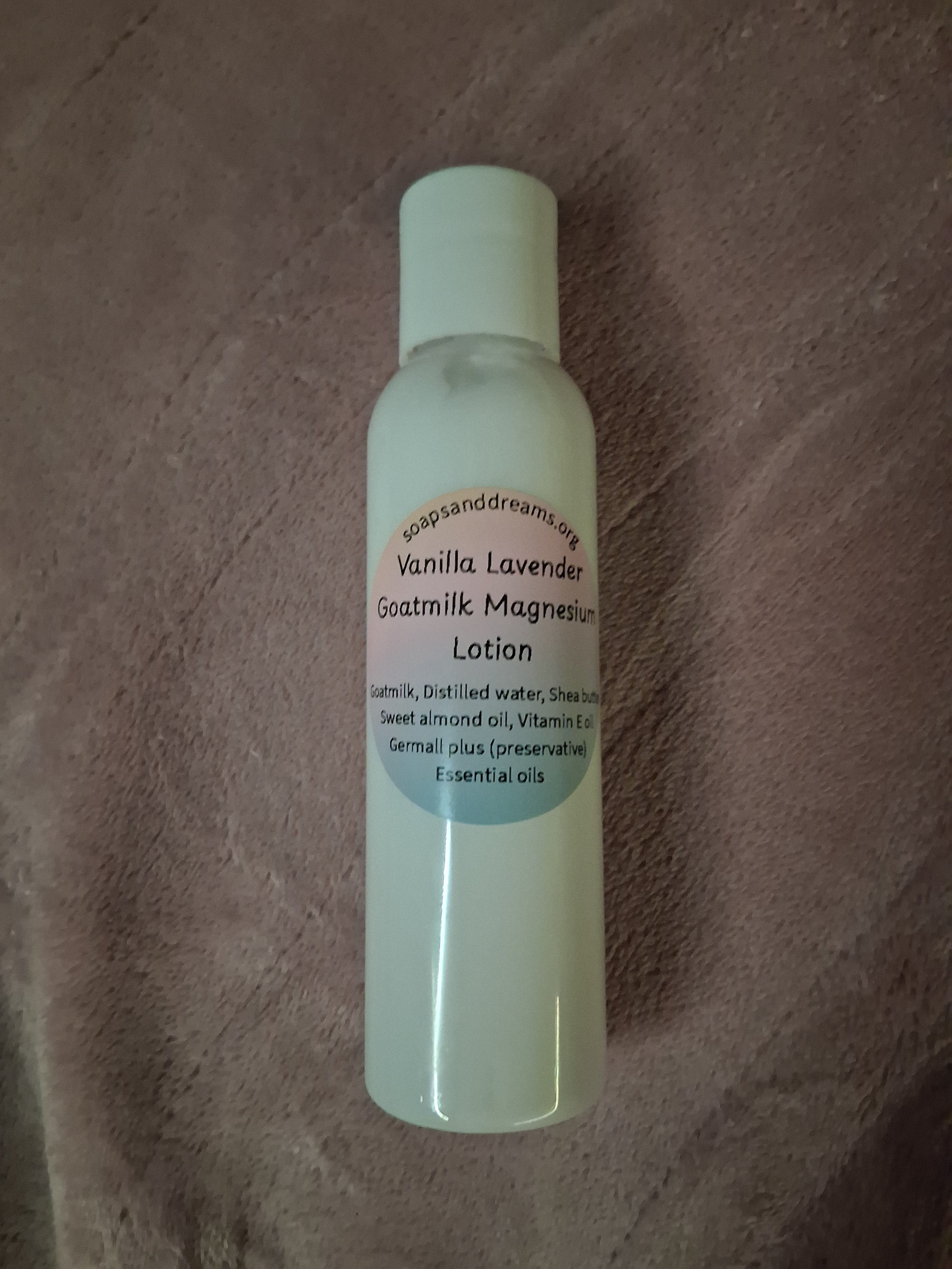 Vanilla Lavender Goatmilk Magnesium Lotion