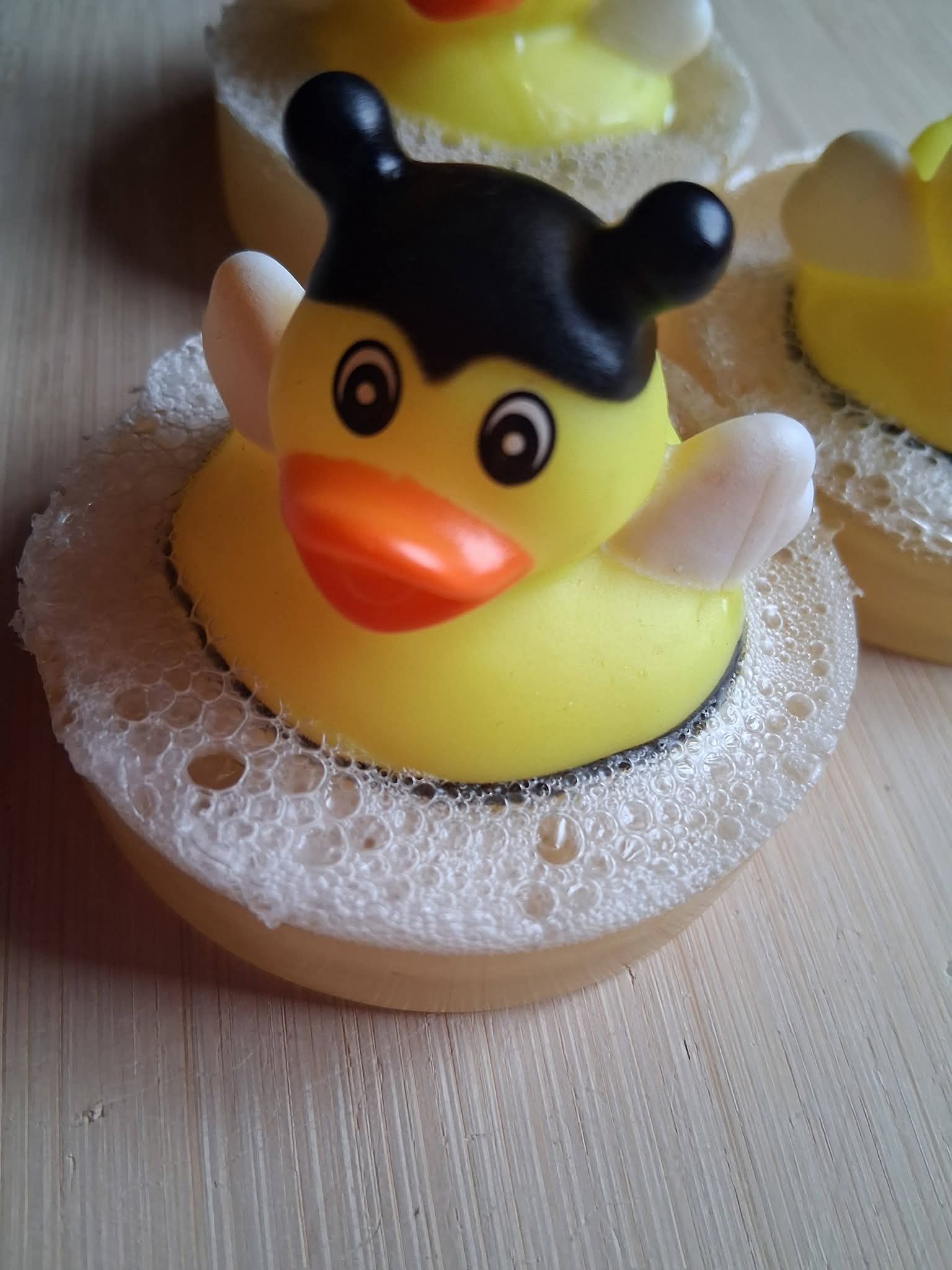 Rubber Ducky in a Bubble Bath