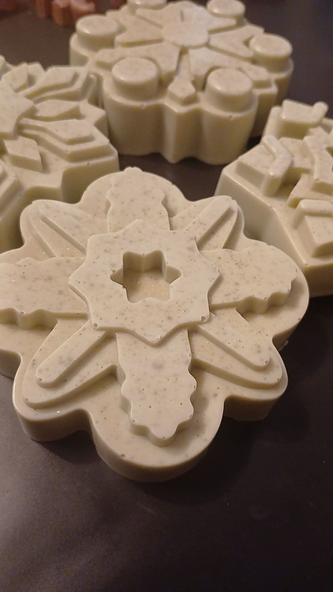 Peppermint Stick Ice Cream snowflakes