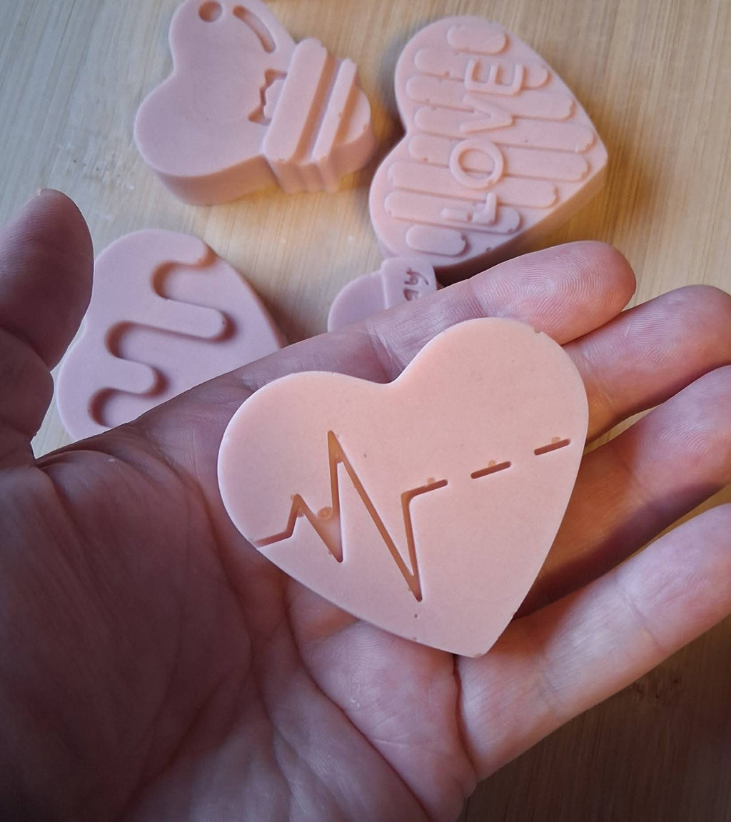 6 Pack Cherry Vanilla Goatmilk Hearts