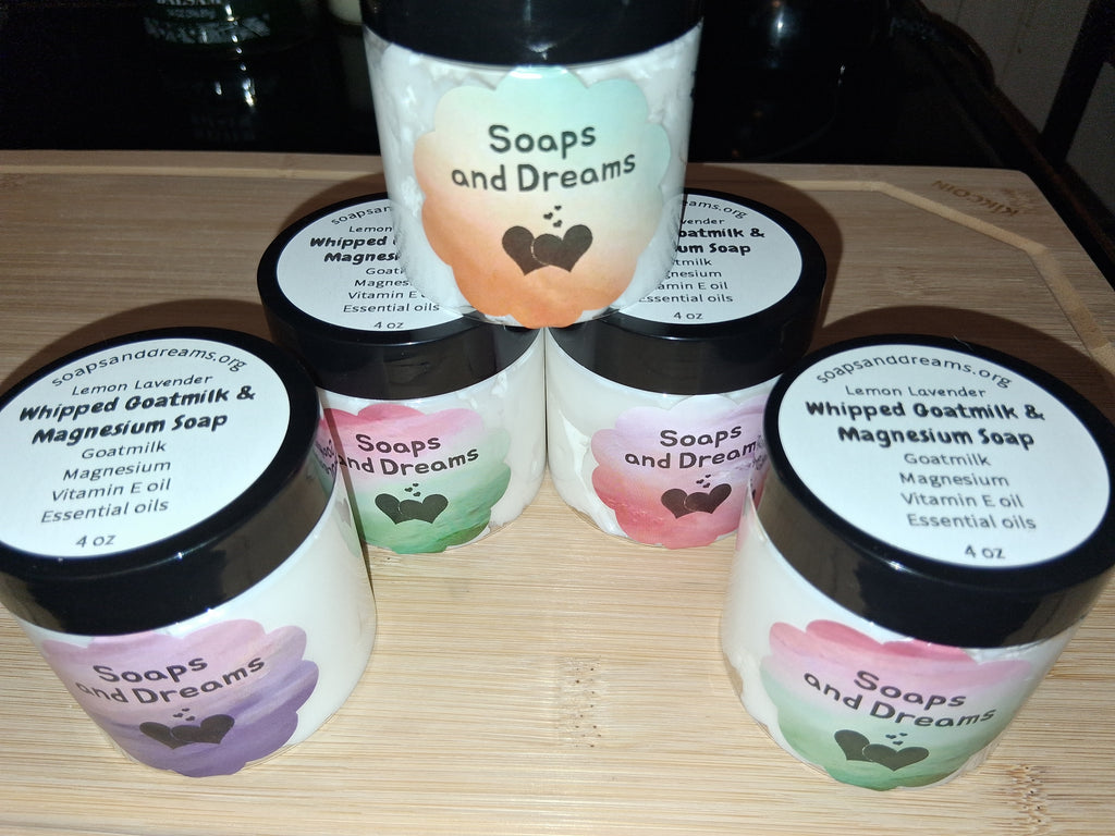 Whipped Goatmilk & Magnesium Soap