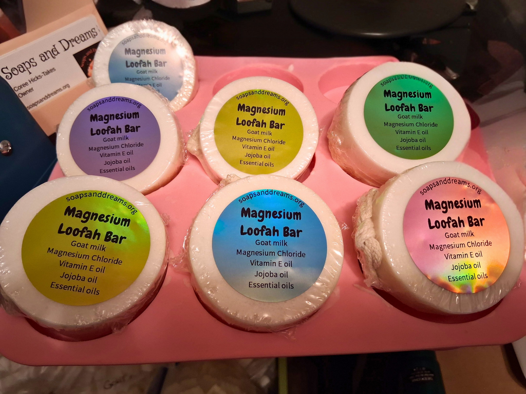 Magnesium Loofah Bars