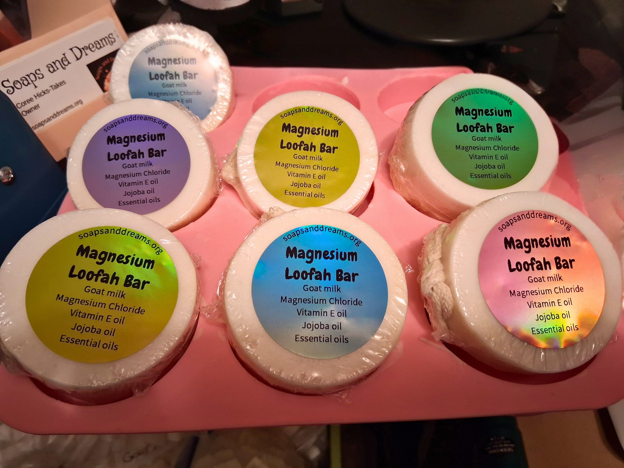 Magnesium Loofah Bars