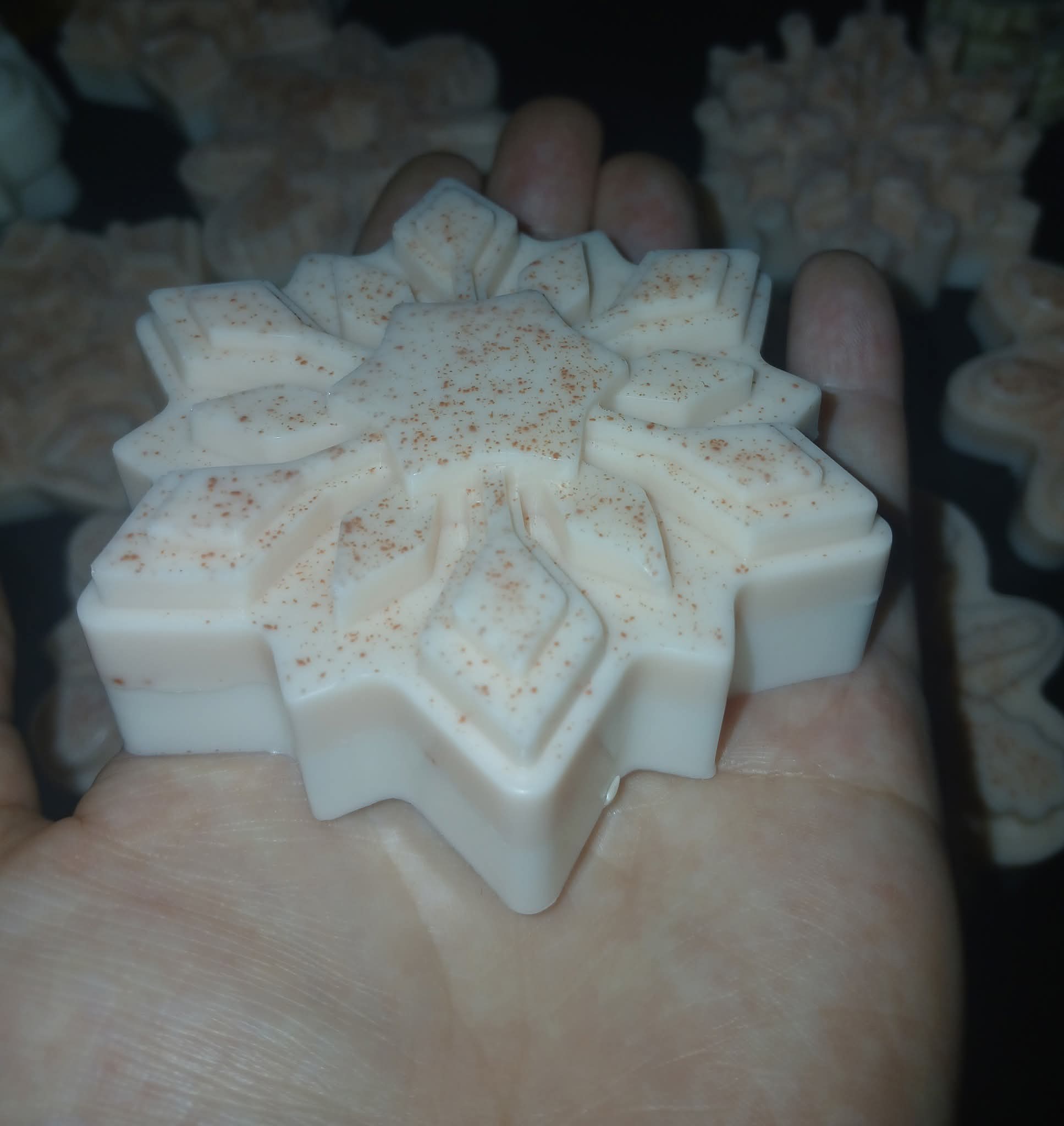 Frosted Sugar Cookie snowflakes